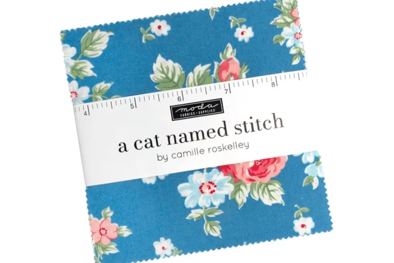 A Cat Named Stitch Cosmo Dot on Green
