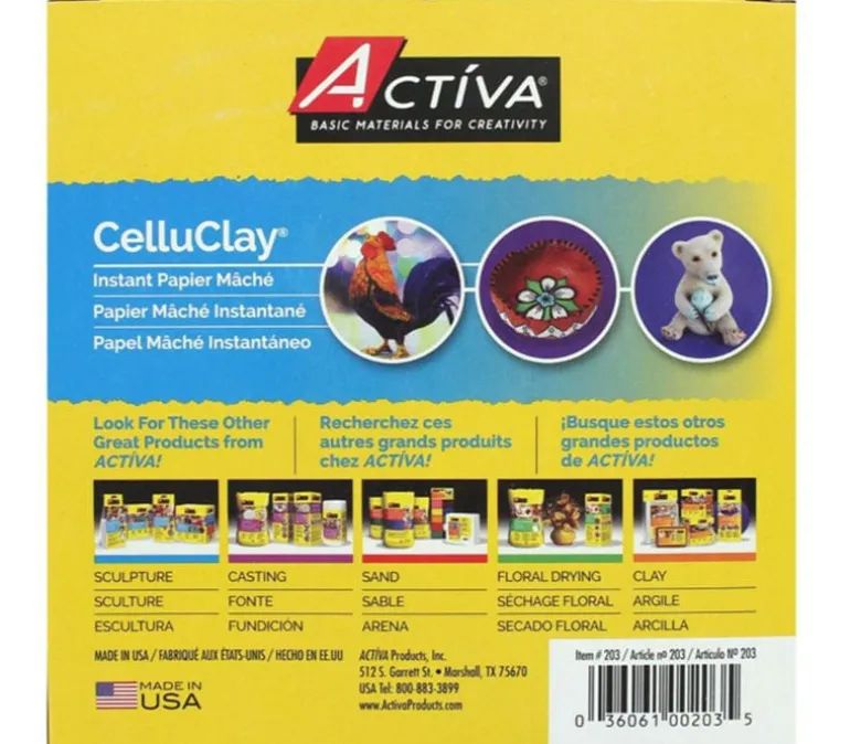 Activa Celluclay – White – 1-pound