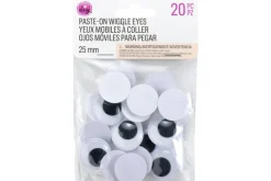 Adhesive Wiggle Eyes – 25mm – 12pc.- Green Dragon
