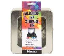 Alcohol Ink Storage Tin – Portable Organizer for Ink Bottles & Tools