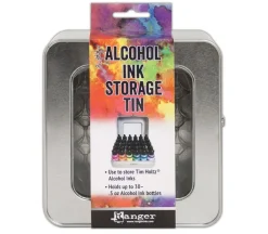 Alcohol Ink Storage Tin – Portable Organizer for Ink Bottles & Tools