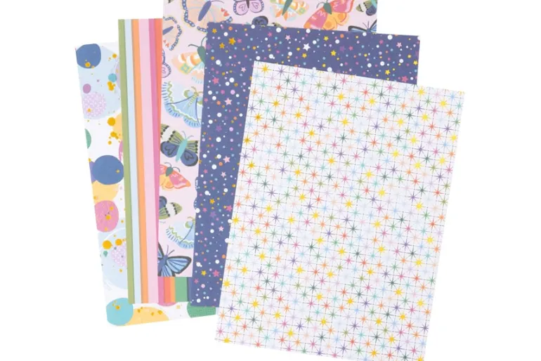 American Crafts Paper Pad – 12″X12″ – A Perfect Match Gold Foil