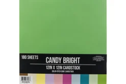 American Crafts Paper Pad – 12″X12″ – A Perfect Match Gold Foil