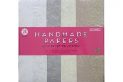 American Crafts Paper Pad – 12″X12″ – Coast-to-Coast Gold Foil