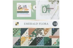American Crafts Paper Pad – 12″X12″ – Coast-to-Coast Gold Foil