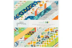 American Crafts Paper Pad – 12″X12″ – Hello Little Girl Gold Foil