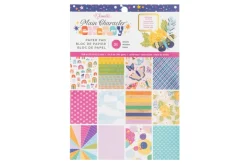 American Crafts Paper Pad – 12″X12″ – Hello Little Boy Gold Foil
