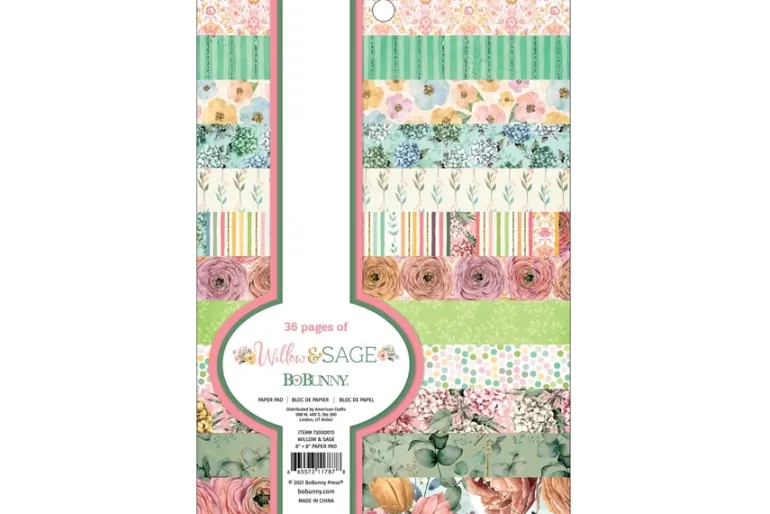 American Crafts Paper Pad – 6″X8″ – Jen Hadfield Flower Child