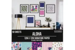 American Crafts Paper Pad – 12″X12″ – Jen Hadfield Flower Child