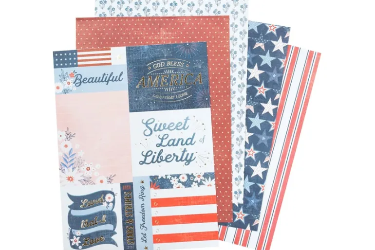 American Crafts Paper Pad – 12″X12″ – Jen Hadfield Flower Child