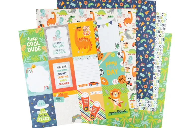 American Crafts Paper Pad – 12″X12″ – Jen Hadfield Flower Child