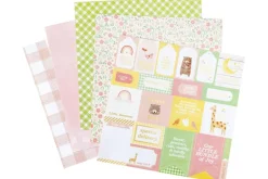American Crafts Paper Pad – 12″X12″ – Jen Hadfield Flower Child