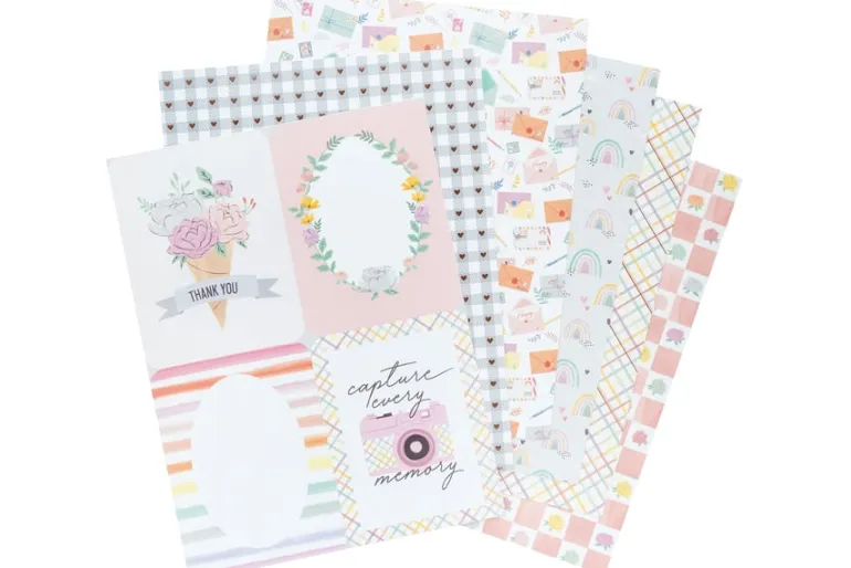 American Crafts Paper Pad – 12″X12″ – Jen Hadfield Flower Child