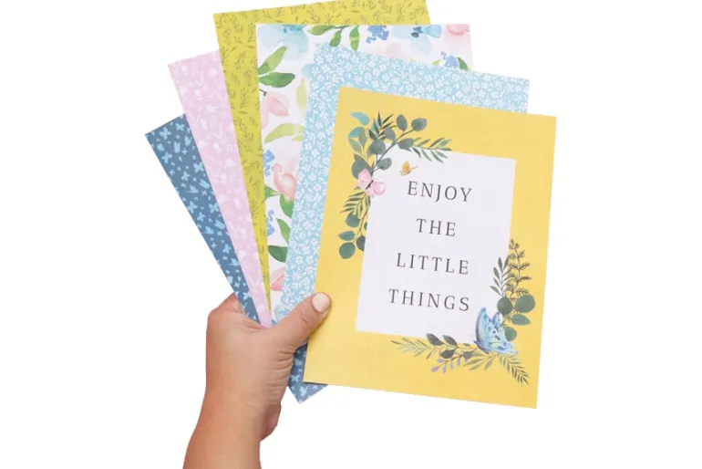 American Crafts Paper Pad – 12″X12″ – Jen Hadfield Flower Child