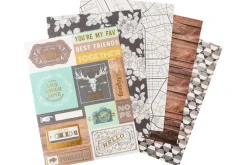 American Crafts Paper Pad – 12″X12″ – Jen Hadfield Flower Child