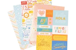 American Crafts Paper Pad – 12″X12″ – Jen Hadfield Flower Child