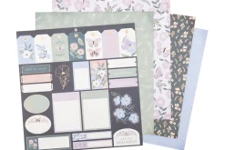 American Crafts Paper Pad – 12″X12″ – Poppy And Pear
