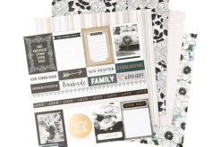 American Crafts Paper Pad – 12″X12″ – Poppy And Pear