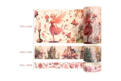 American Crafts Washi Tape – 8pc. – Hello Little Girl Gold Foil