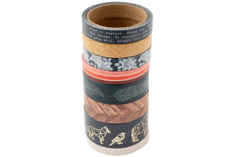 American Crafts Washi Tape – 8pc. – Hello Little Girl Gold Foil