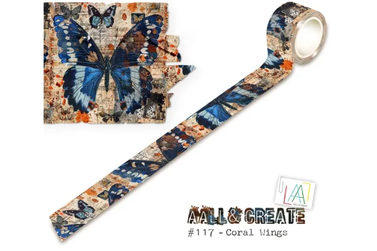 American Crafts Washi Tape – 8pc. – Hello Little Girl Gold Foil
