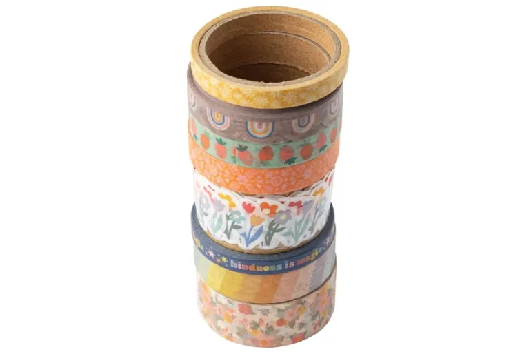 American Crafts Washi Tape – 8pc. – Hello Little Girl Gold Foil
