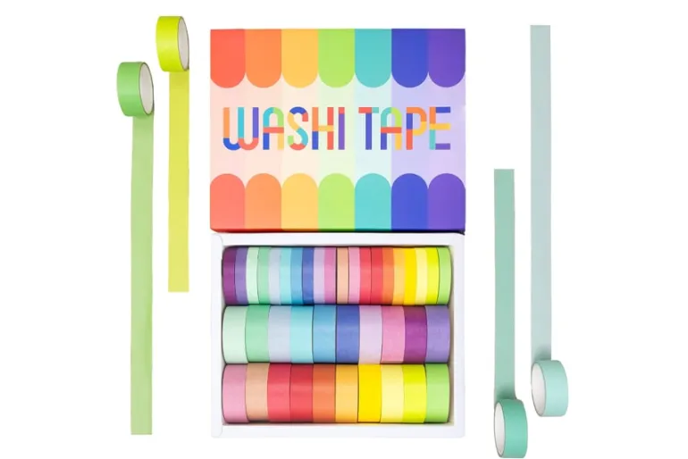 American Crafts Washi Tape – 8pc. – Hello Little Girl Gold Foil