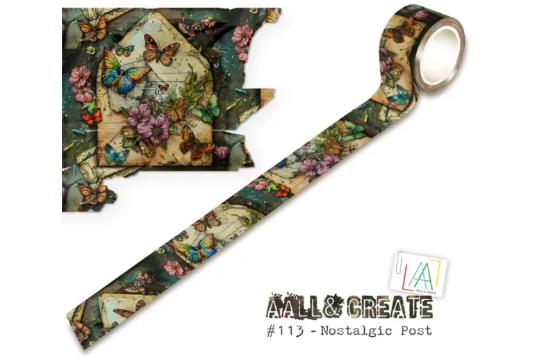 American Crafts Washi Tape – 8pc. – Hello Little Girl Gold Foil