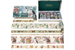 American Crafts Washi Tape – 8pc. – Hello Little Girl Gold Foil