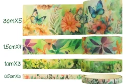 American Crafts Washi Tape – 8pc. – Hello Little Girl Gold Foil