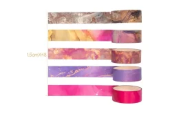 American Crafts Washi Tape – 8pc. – Farmstead Harvest Gold Foil