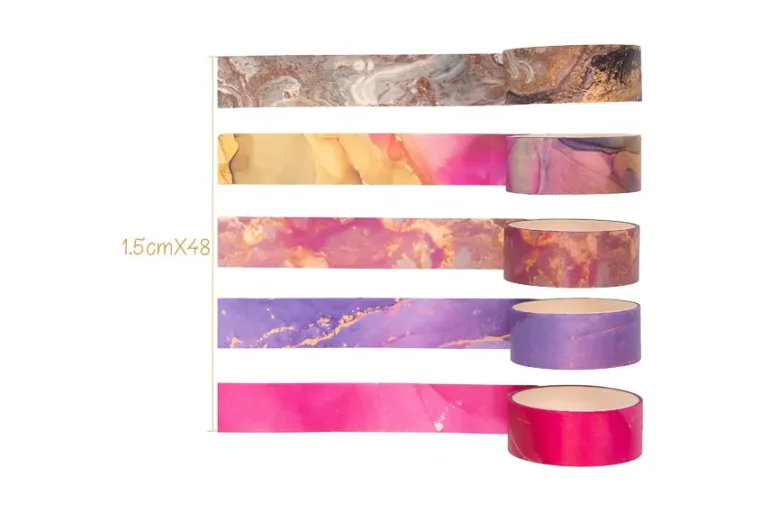 American Crafts Washi Tape – 8pc. – Farmstead Harvest Gold Foil
