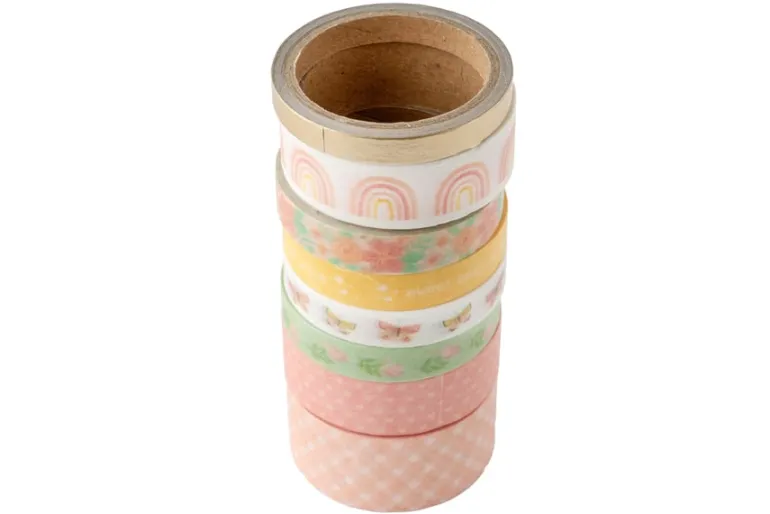 American Crafts Washi Tape – 8pc. – Farmstead Harvest Gold Foil