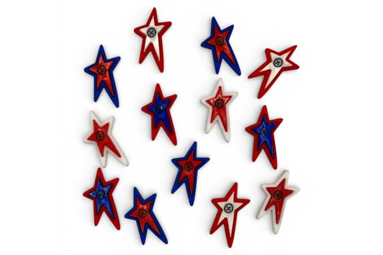 American Stars Novelty Buttons