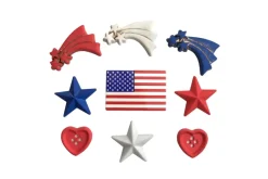American Stars Novelty Buttons