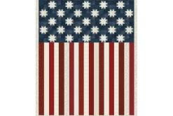 American Valor Textured Stars in Tonal Natural