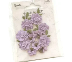 49 and Market Florets Paper Flowers – Slate