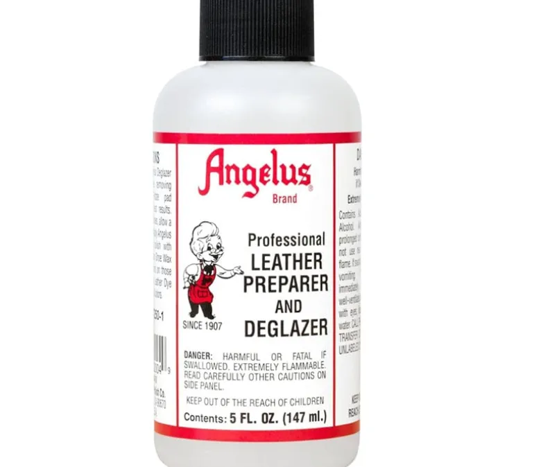 Angelus Leather Preparer and Deglazer – 5-ounce