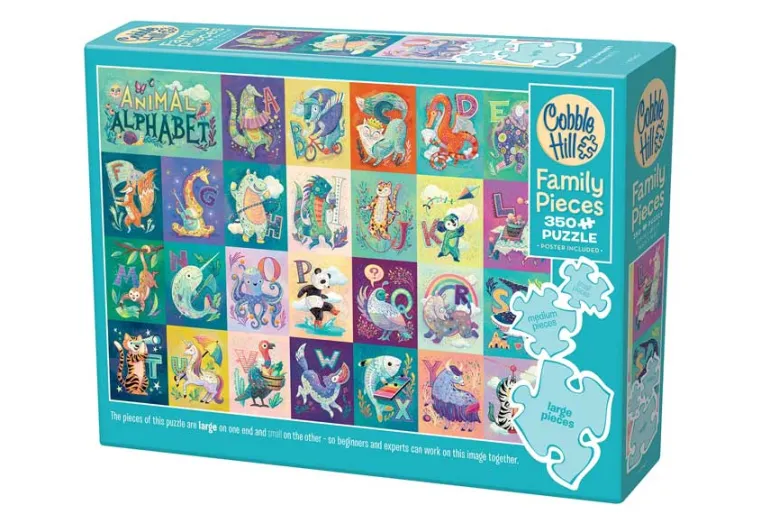 Animal Alphabet – 350 Piece Family Puzzle