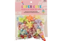 Animal Clay Bead Mix, Multicolor, 120 Pieces