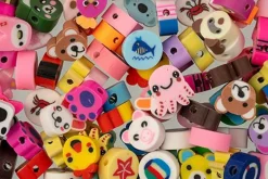 Animal Clay Bead Mix, Multicolor, 120 Pieces