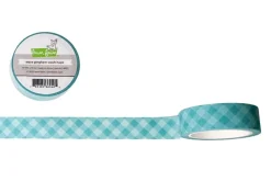 Aqua Gingham Washi Tape