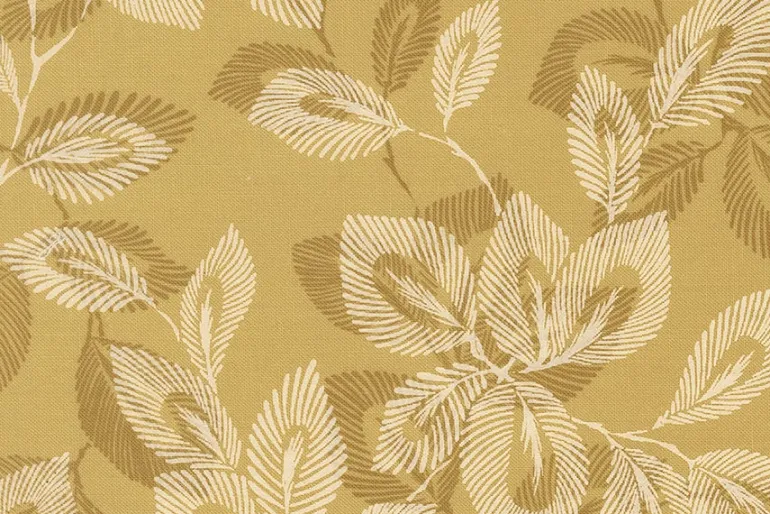 Arabesque Palm Leaves in Honey