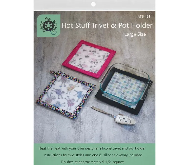 Around The Bobbin Hot Stuff Trivet And Pot Holder Pattern – Large