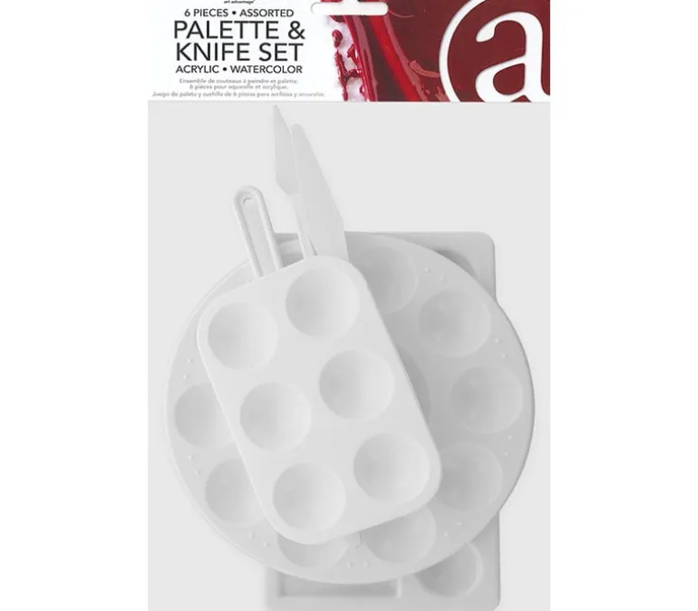 Art Advantage Palette and Knife Set – 6 Piece