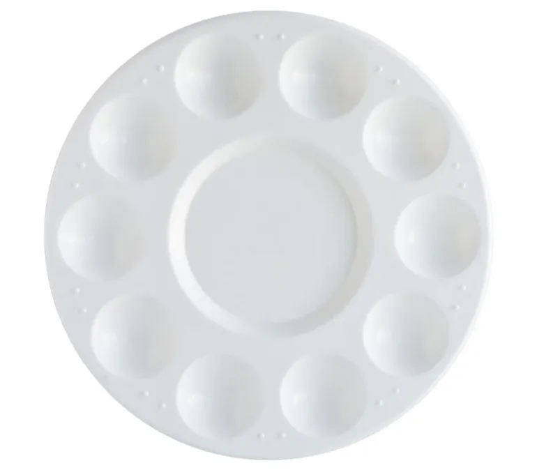 Art Alternative Palette Tray Round Plastic – 10 Well
