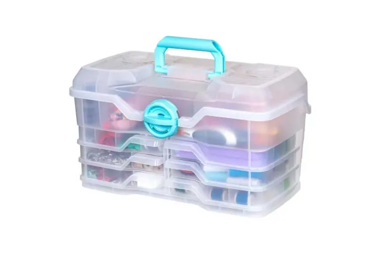 ArtBin Super Satchel Double Deep – Rose Gold Accents with Removable Dividers