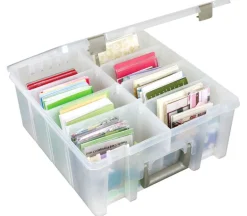ArtBin Super Satchel Double Deep – Rose Gold Accents with Removable Dividers