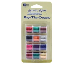 Artistic Wire 22 Gauge – Buy-the-Dozen Assorted Colors