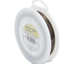 Artistic Wire 22 Gauge – Tarnish Resistant Antique Brass 1/4lb